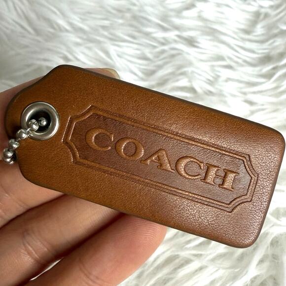 Vintage Coach y2k Replacement Hang Tag Bag Charm - Picture 1 of 3